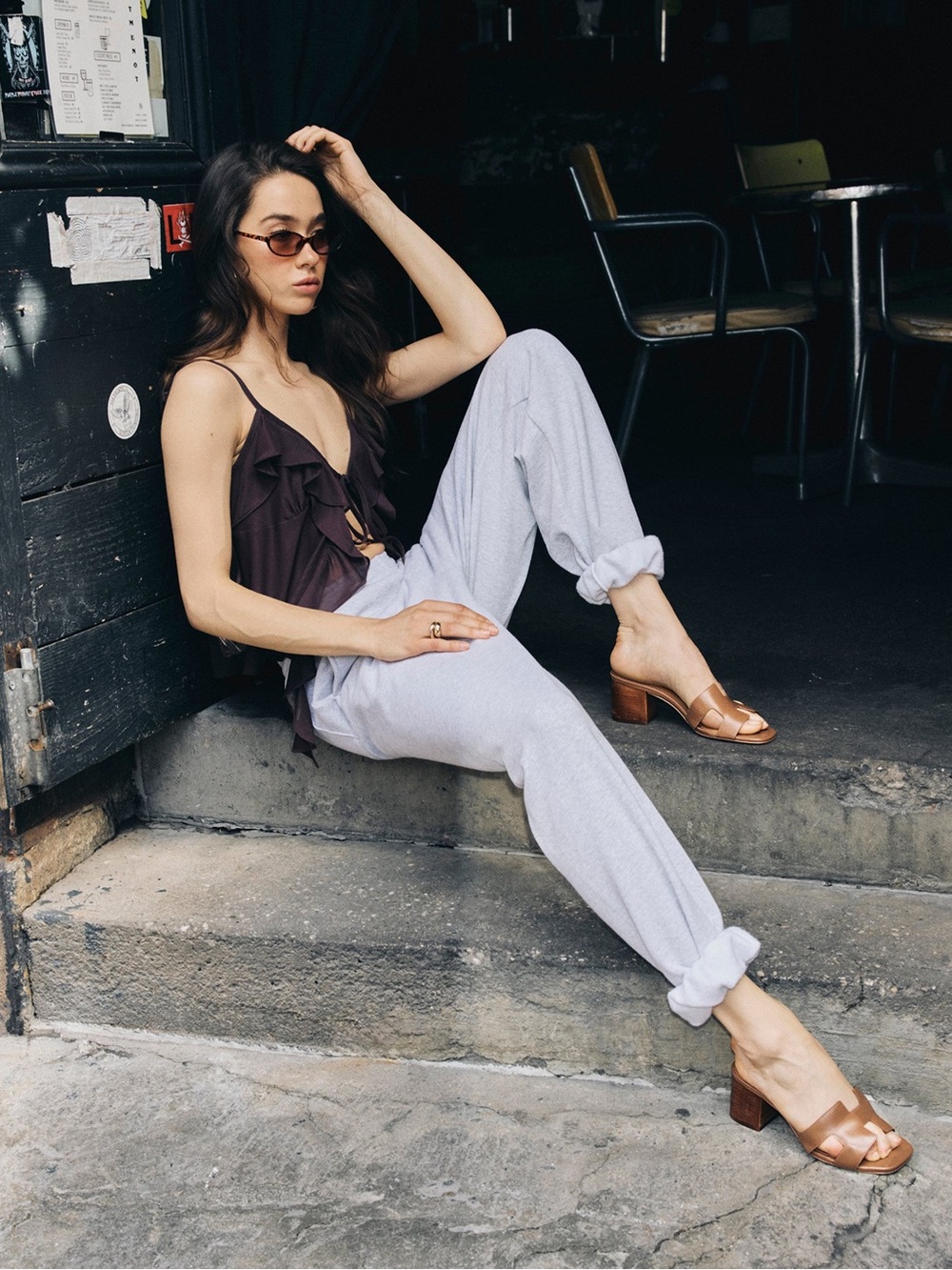 Jason Wu Tan Brown Leather Slide Mules - Picture 15 of 15